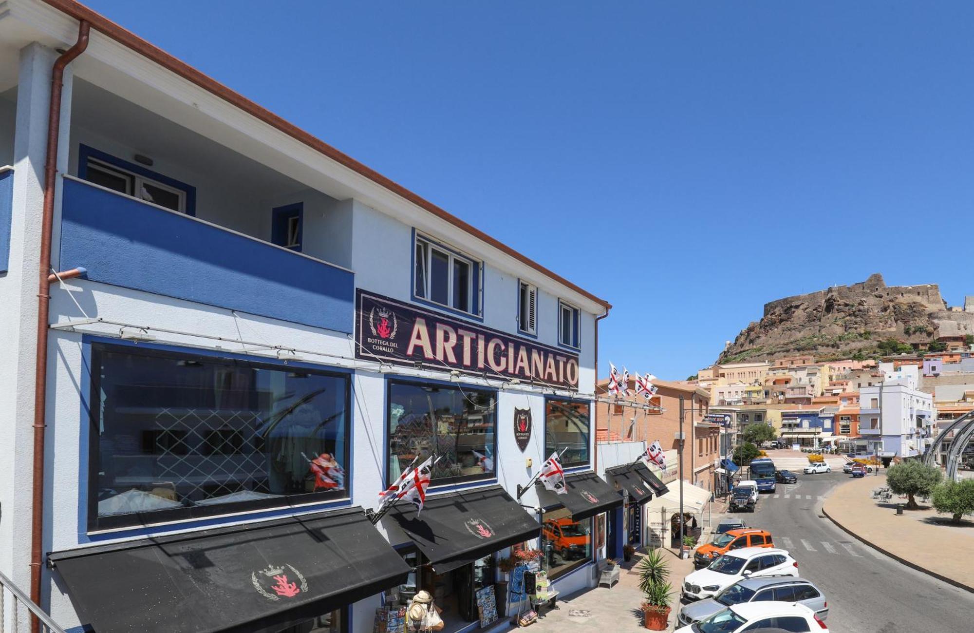 Hotel The Square Castelsardo Exterior foto