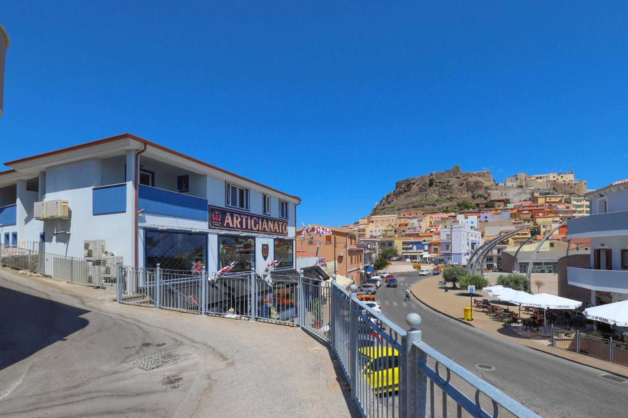 Hotel The Square Castelsardo Exterior foto